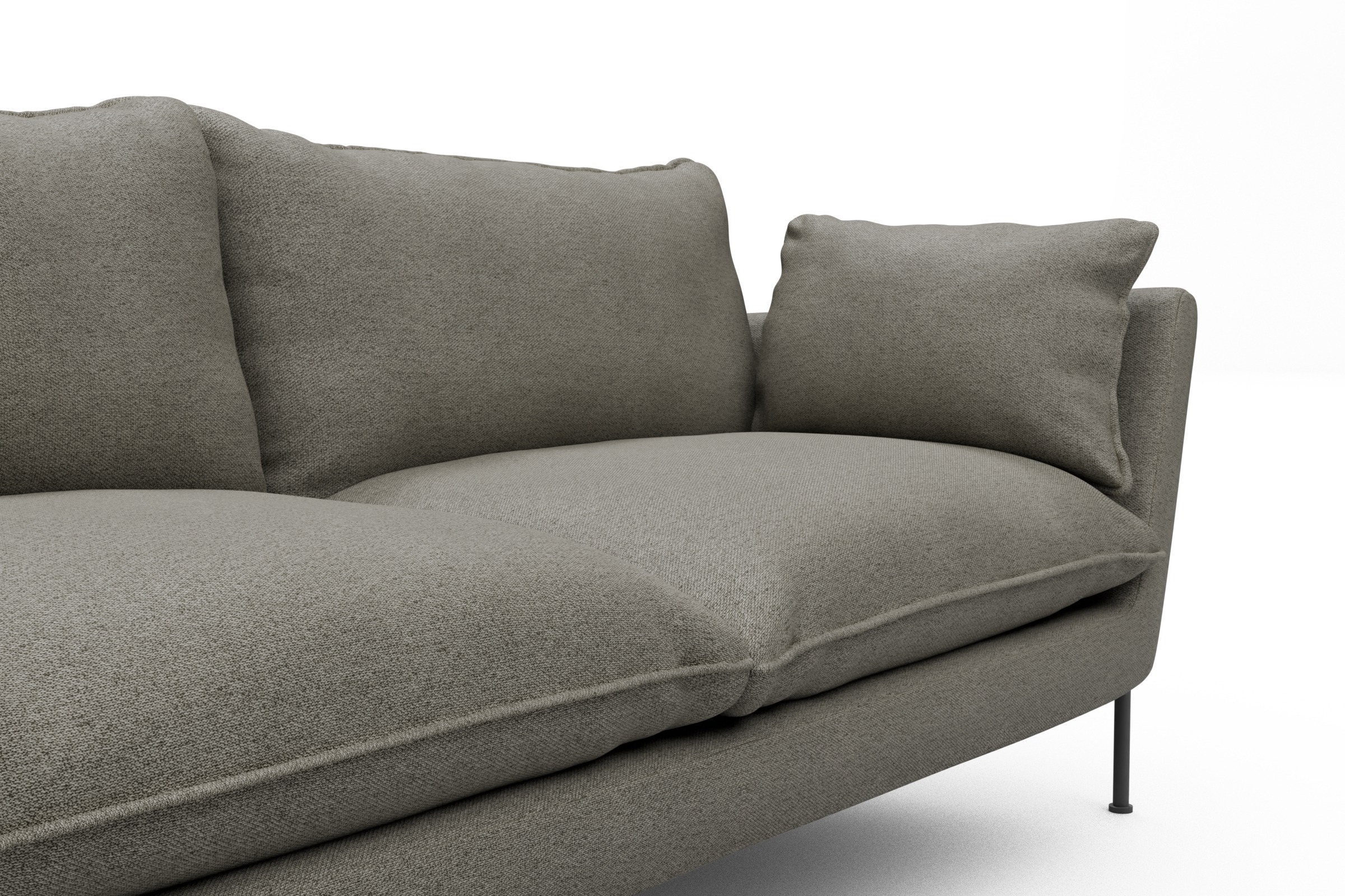 Sofa Anton PREMIUM 3-Sitzer Denari-Warm-Grey