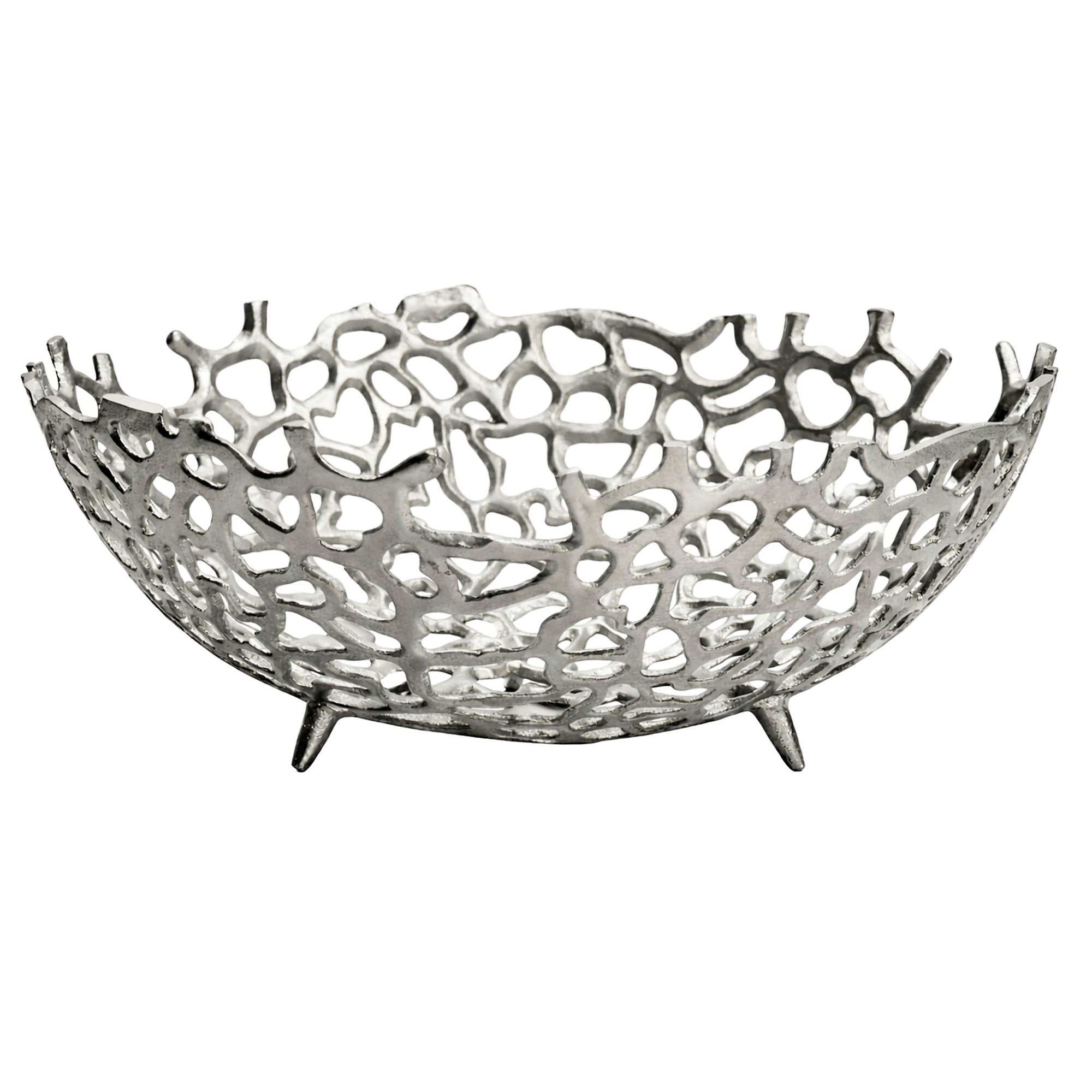 Dekoschale Lofot Aluminium Silber Ø 46 cm