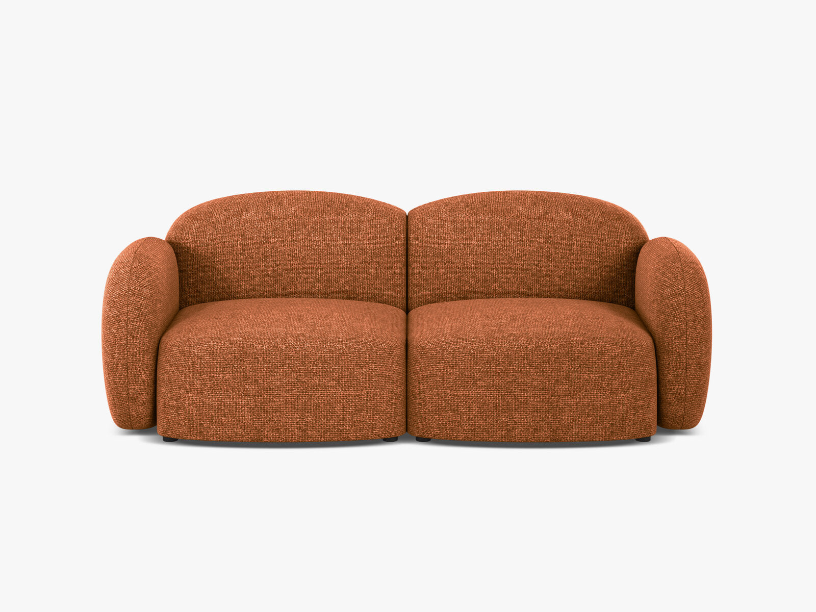 Micadoni Sofa Blair 2-Sitzer Chenille Eden Ziegel