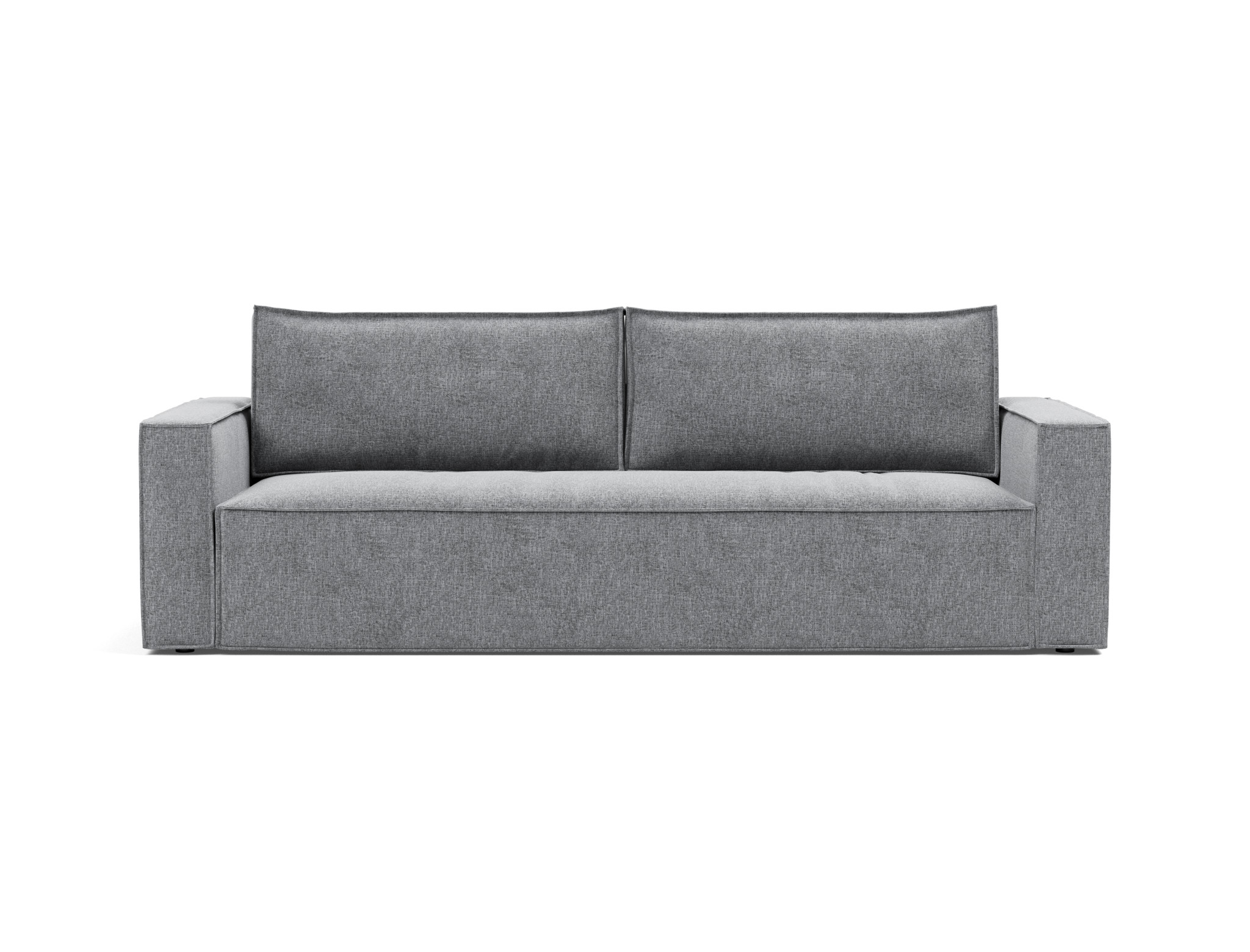 Schlafsofa Newilla Strukturierter Stoff Twist 565-Granite