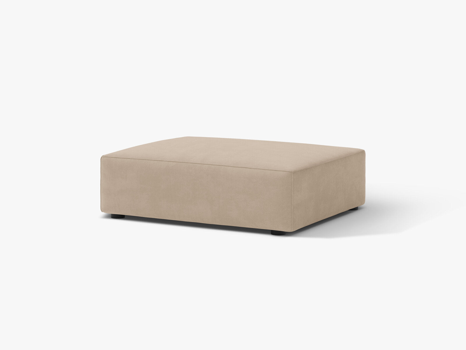 Micadoni Hocker Jodie 1-Sitzer Samt Venus Beige