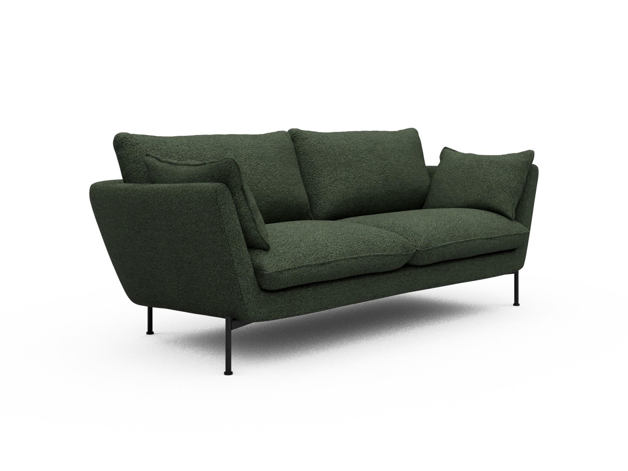 Skandi Home Sofa Anton 2-Sitzer Vanora-Deep-Green moebelfaktor
