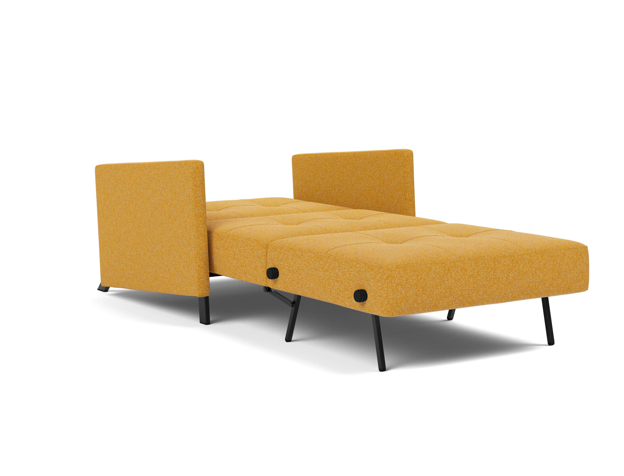 Schlafsessel Cubed 90 mit Armlehnen Boucle Skandi 536-Ochre