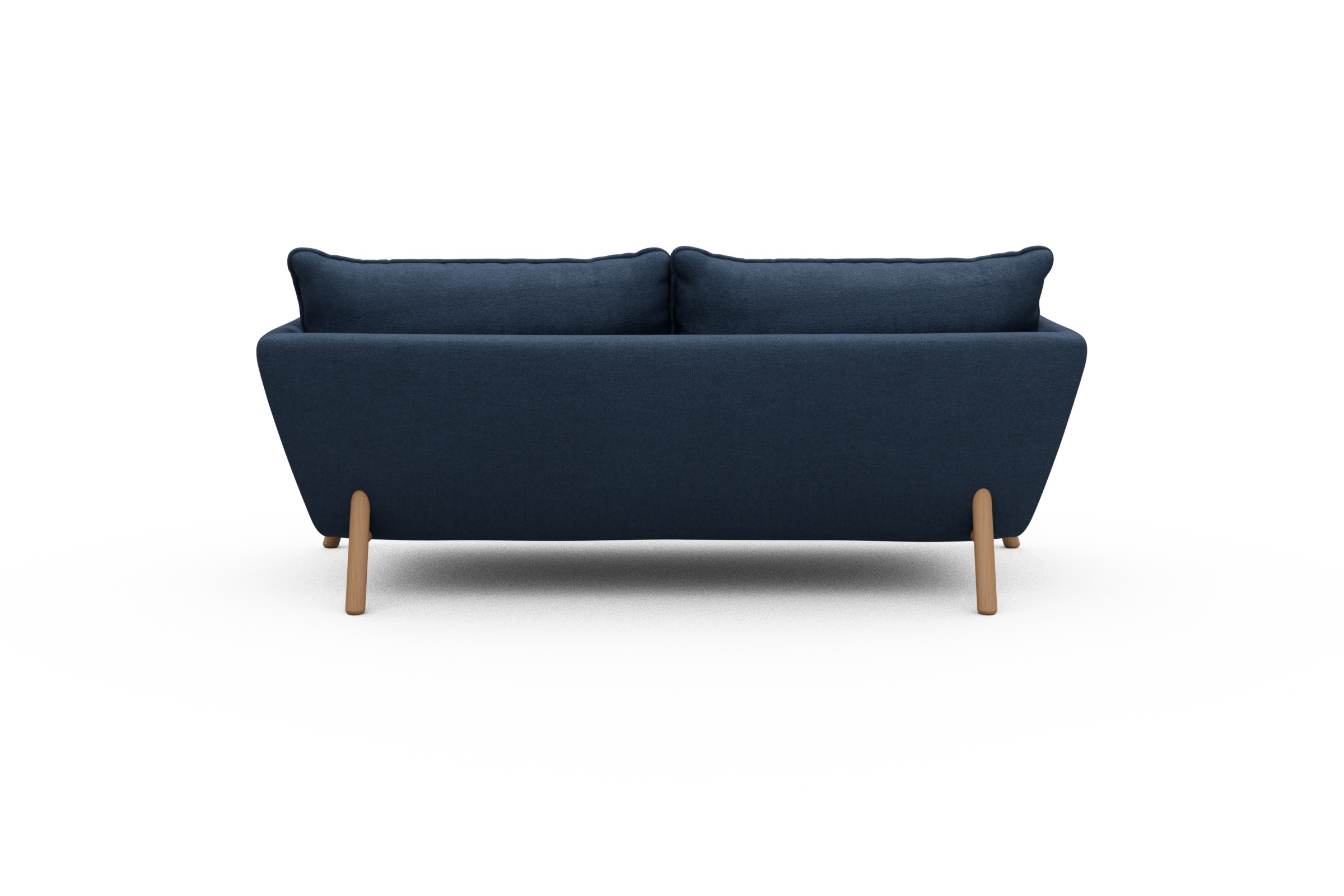 Sofa Emil PREMIUM 2-Sitzer Beinfarbe Eiche Natur Weda-Blue