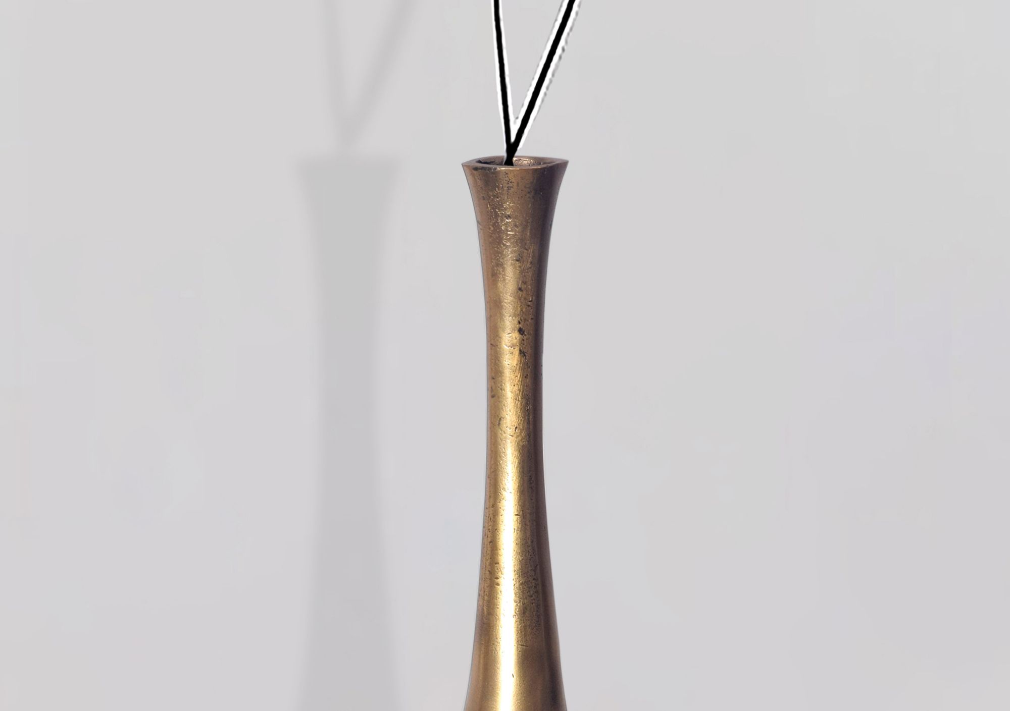Bodenvase Bakken Aluminium Gold 100 cm