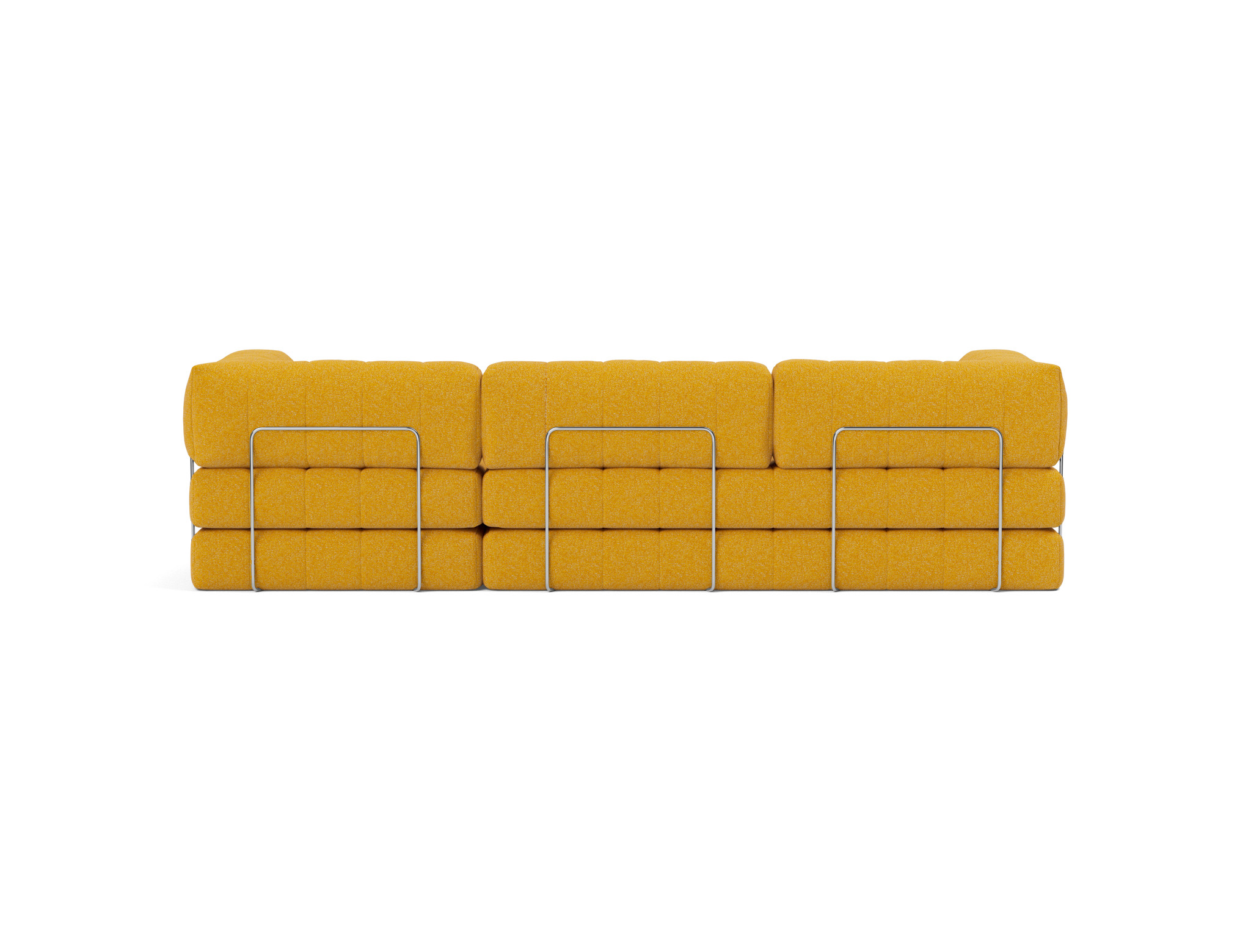 Schlafsofa CozyPad Grand mit Armlehnen Boucle Skandi 536-Ochre