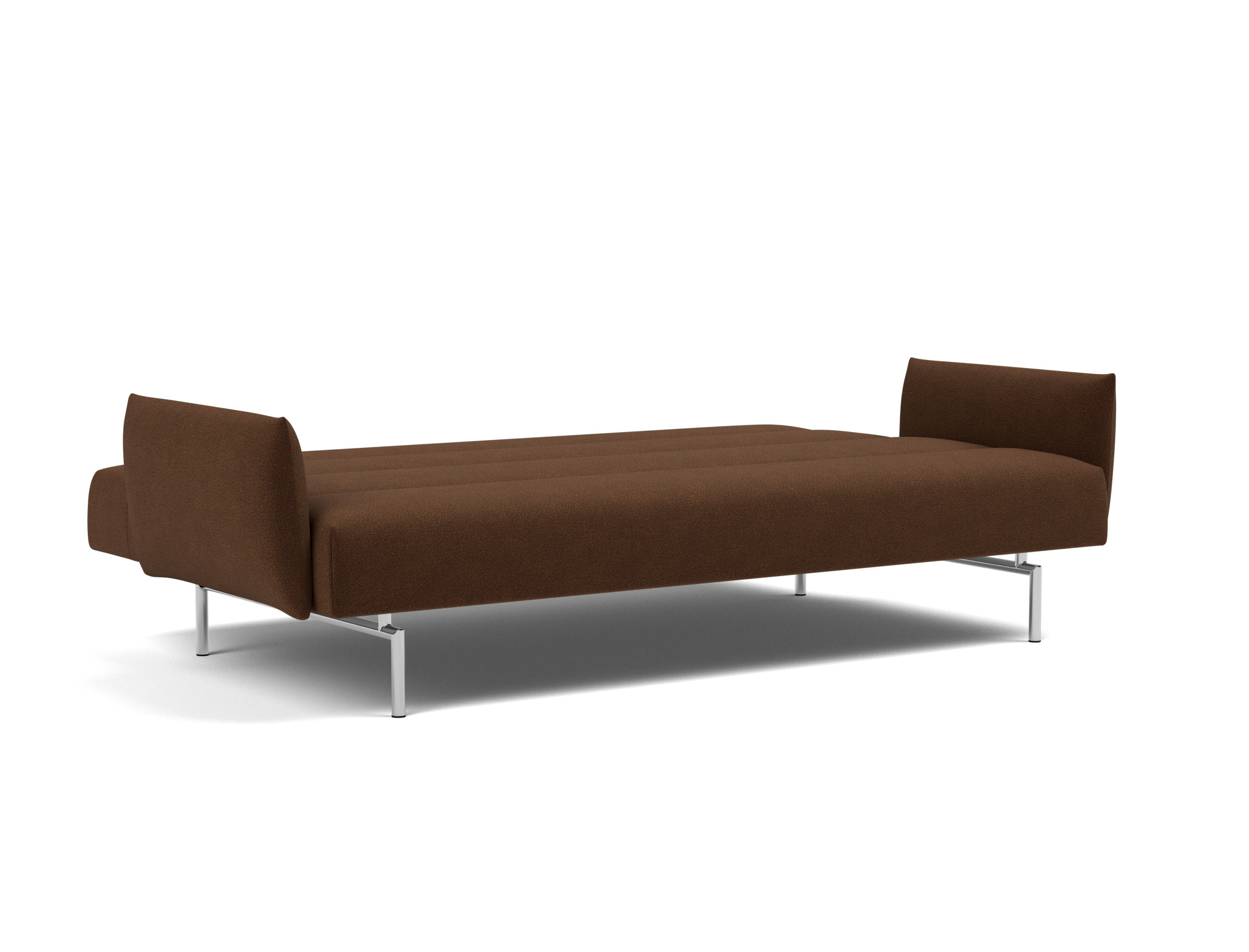 Schlafsofa Jillis mit Armlehnen Strukturierter Stoff Taura 359-Cappuccino