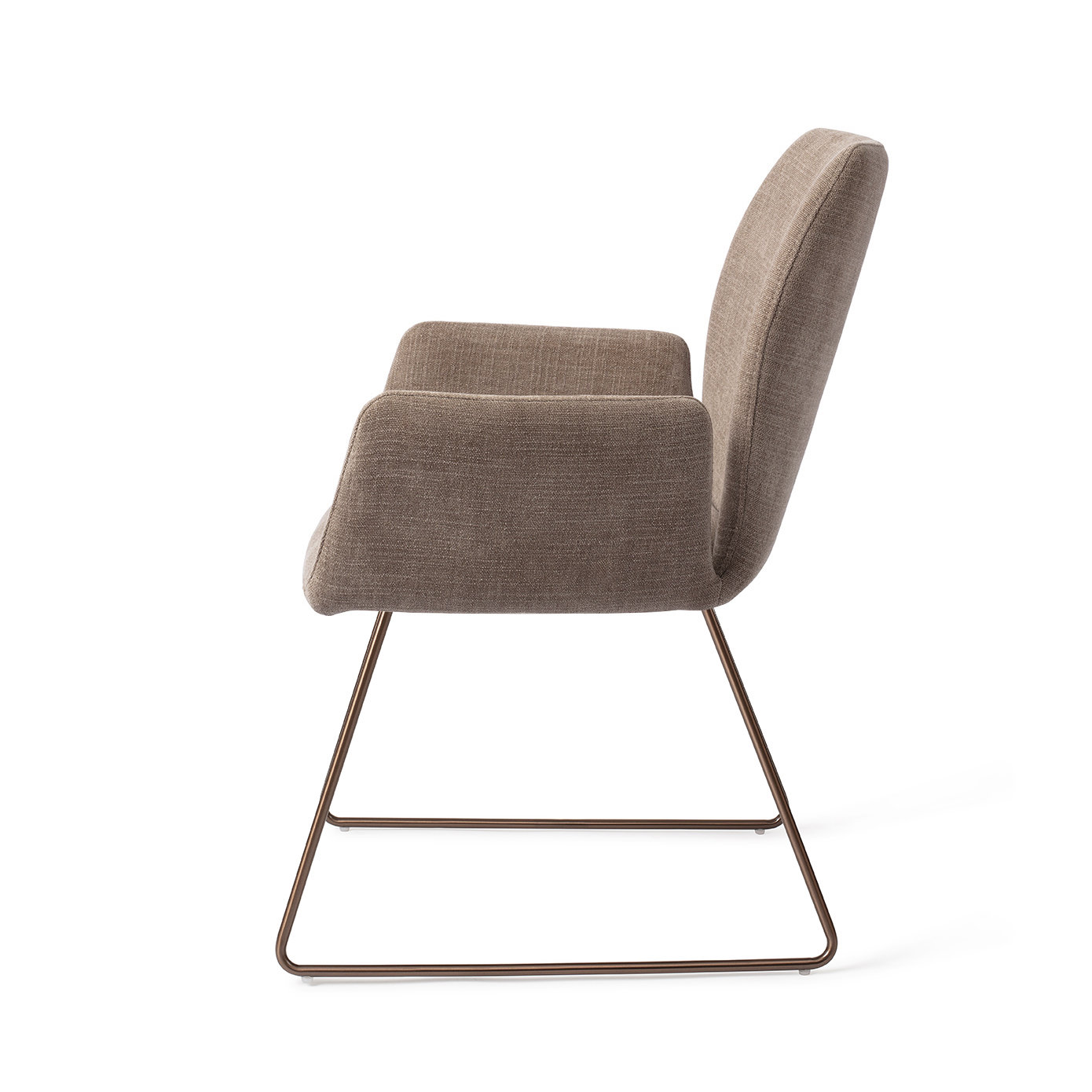 Jesper Home Esszimmerstuhl Misaki Mocha Mist Slide Rose