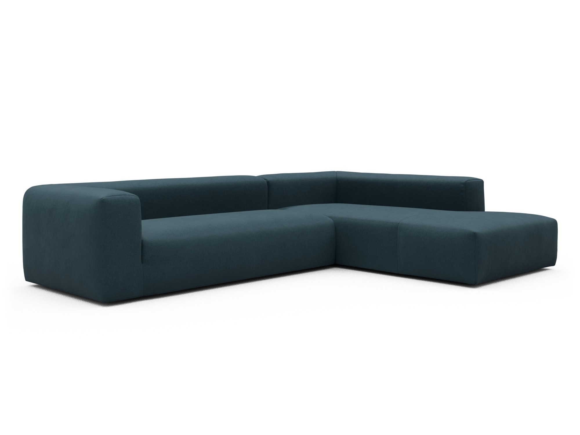 Skandi Home Ecksofa Fred Relax-Ecke rechts mit 2,5-Sitzer Satya-Indigo moebelfaktor