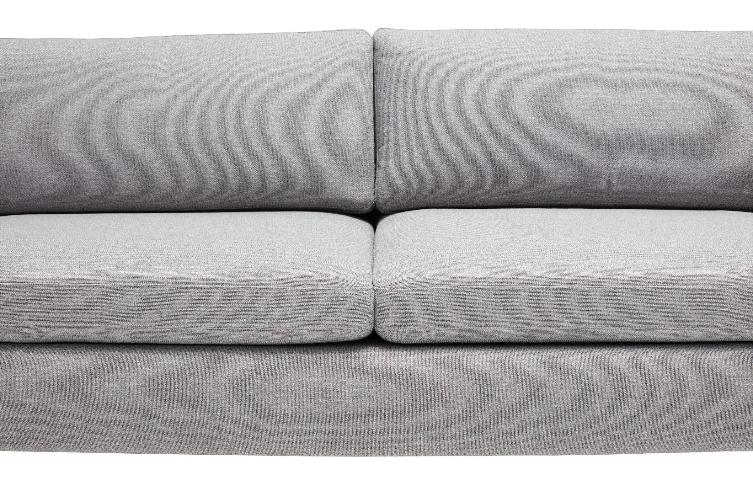 Sofa Theo 2,5-Sitzer Strukturierter Stoff Sama 336-Grey