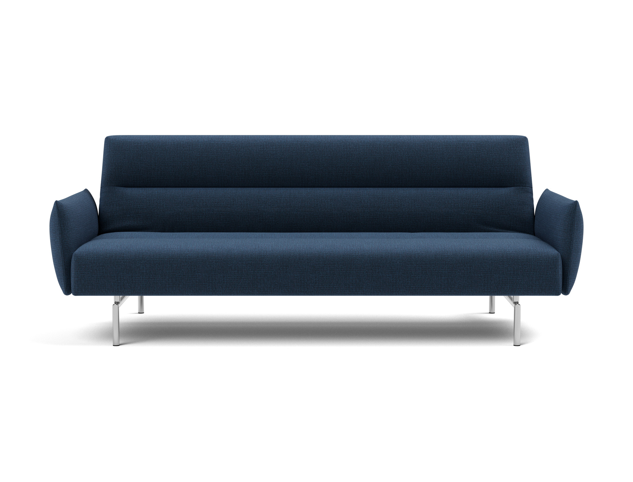 Schlafsofa Jillis mit Armlehnen Chenille Esina 414-Indigo-Blue