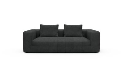 Sofa Hugo 3-Sitzer Boucle Skandi 529-Charcoal