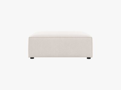 Micadoni Hocker Jodie 1-Sitzer Strukturierter Stoff Megan Helles Beige