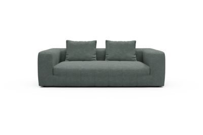 Sofa Hugo 3-Sitzer Boucle Carreno 770-Cielo-Blue