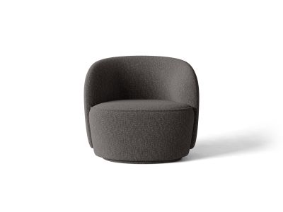 Micadoni Jonas Drehbarer Sessel Chenille Cover Me Dunkelgrau