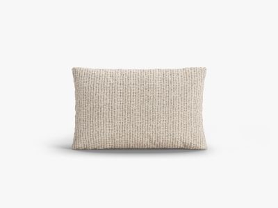 Micadoni Kissen Poppy Chenille Silencio Helles Beige