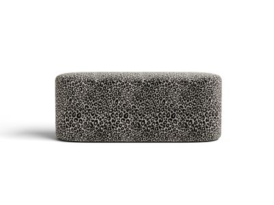 Micadoni Dia Polsterbank Chenille Wild Weiß
