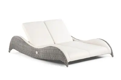 Sonnenliege Luxor Double Grey Cane
